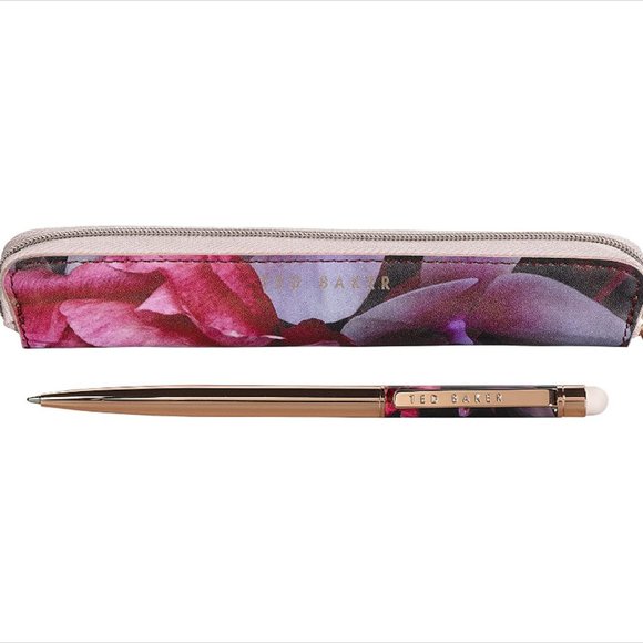 Ted Baker Splendour Touch Screen Slim Pen & Stylus with zippered case nwt - Picture 2 of 4
